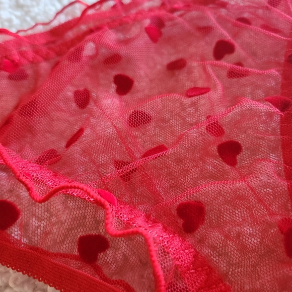 ❤️5/25$ Pretty Velvet Heart Panties ❤️ - Picture 2 of 2